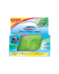 Dentek Flosspicks On The God easy to take travel bad breath tartar